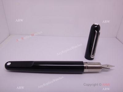 AAA Fake Mont blanc Pens M Marc Newson Black Fountain Pen